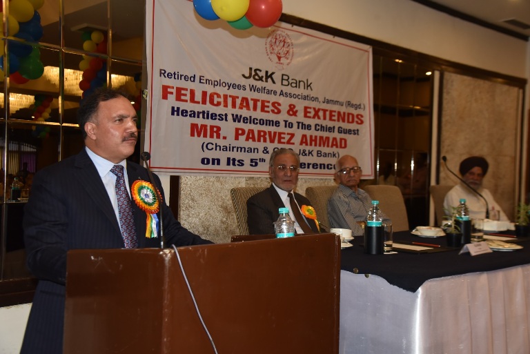 5th conference of J&K Bank Retired Employees Welfare Association h…
