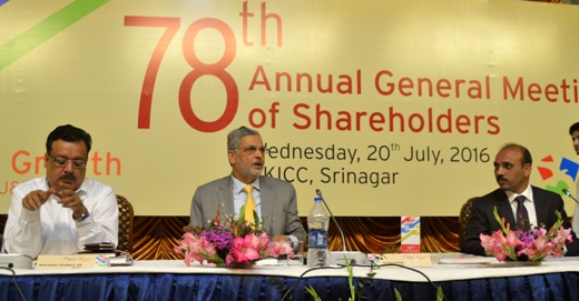 J&K Bank holds 78th AGM,  approves 175% dividend to its shareholde…