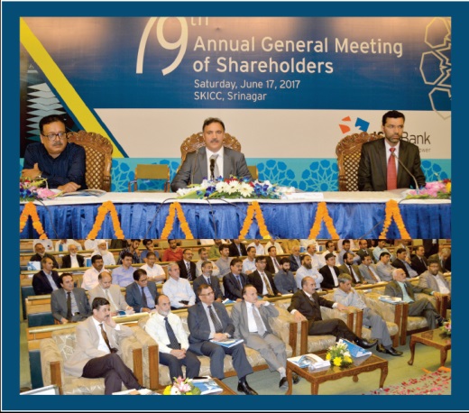 79th J&K Bank Annual General Meeting held 79th J&K Bank Annual General Meeting held