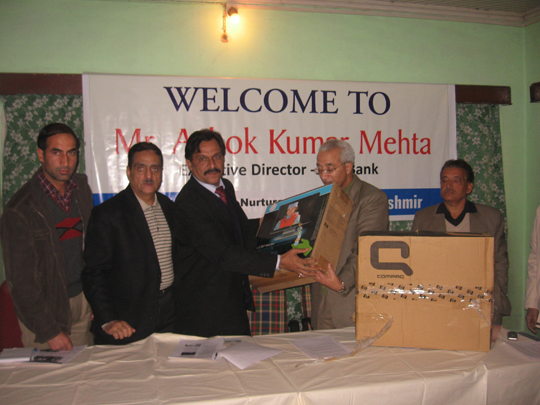 J&K Bank donates Computers to Orphanage J&K Bank donates Computers to Orphanage