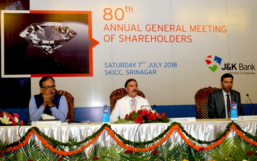 J&K Bank holds 80th AGM.