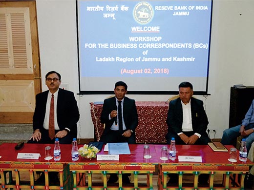 RBI organizes workshop for BCs of Ladakh Division at Leh RBI organizes workshop for BCs of Ladakh Division at Leh