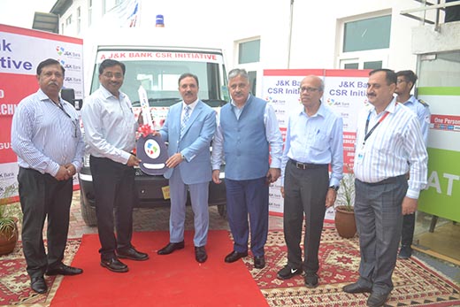 J&K Bank donates ambulance to IIT Jammu J&K Bank donates ambulance to IIT Jammu