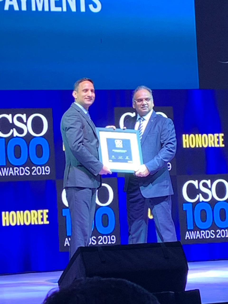 J&K Bank's Information Security officer bags CSO100 Award