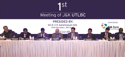 J&K Bank convenes 1st UTLBC meet: Banks in J&K lend Rs.14,842…
