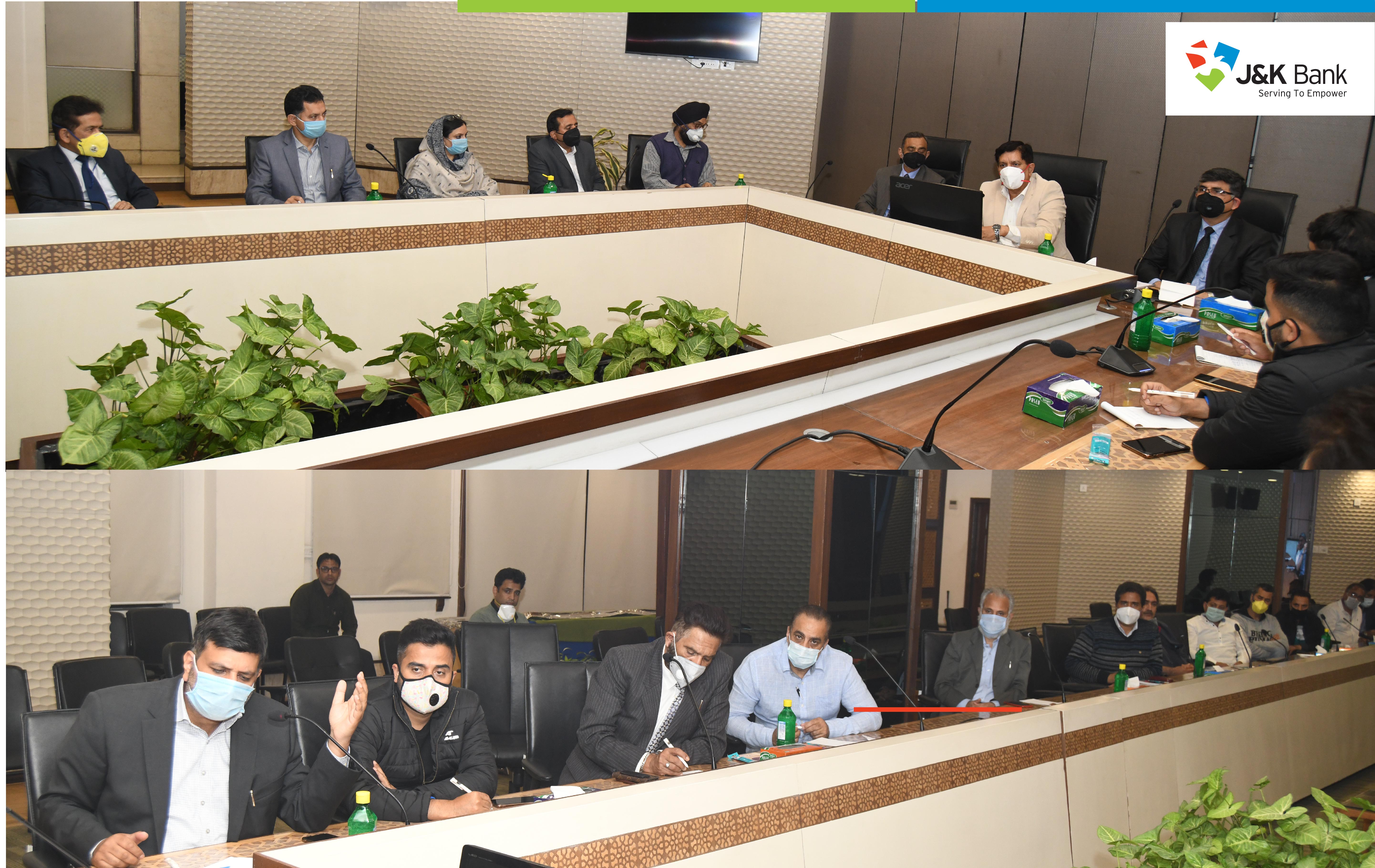 J&K Bank continues deliberations with business community J&K Bank continues deliberations with business community