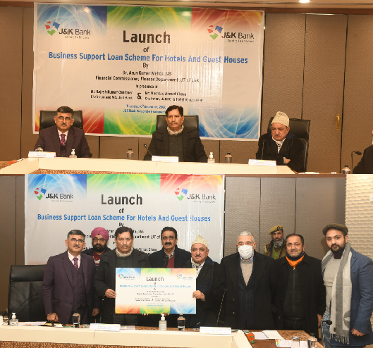 Financial Commissioner  launches J&K Bank's scheme for hospit…