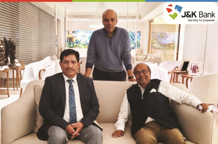 J&K Bank CMD meets Chairman Hinduja Group