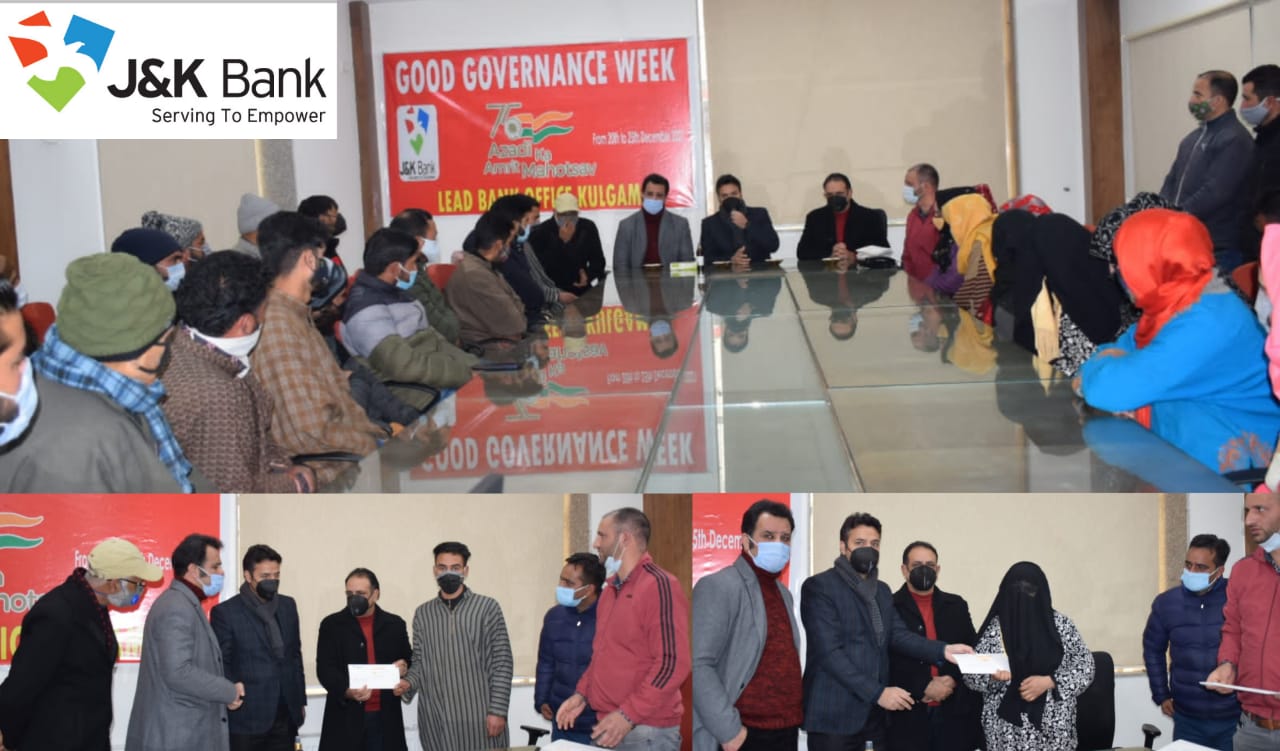 J&K Bank disburses 50 loan cases under government sponsored scheme… J&K Bank disburses 50 loan cases under government sponsored scheme…