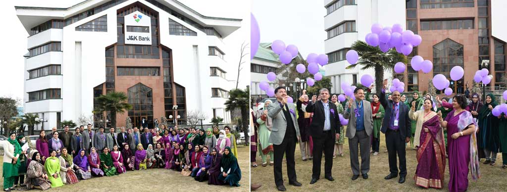J&K Bank celebrates Women's day Let's renew our pledge… J&K Bank celebrates Women's day Let's renew our pledge…