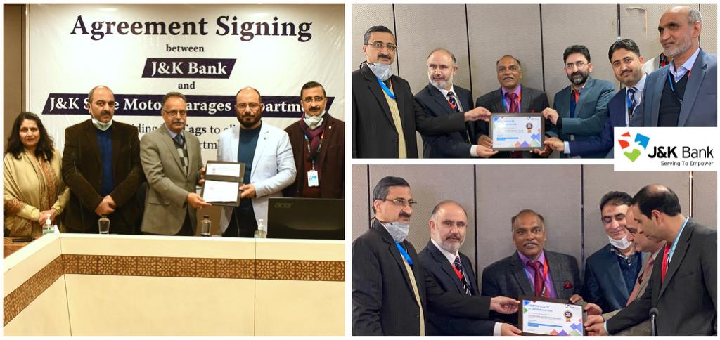 J&K Bank felicitates best performers under OTS-2021, signs agreeme… J&K Bank felicitates best performers under OTS-2021, signs agreeme…