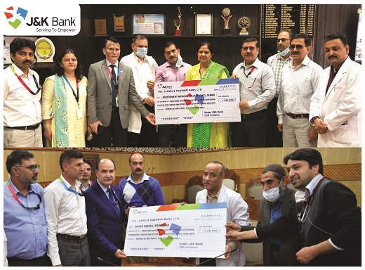 J&K Bank collaborates with SKIMS and GMC Jammu J&K Bank collaborates with SKIMS and GMC Jammu