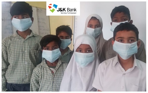 J&K Bank launches Wear a Mask initiative under CSR J&K Bank launches Wear a Mask initiative under CSR