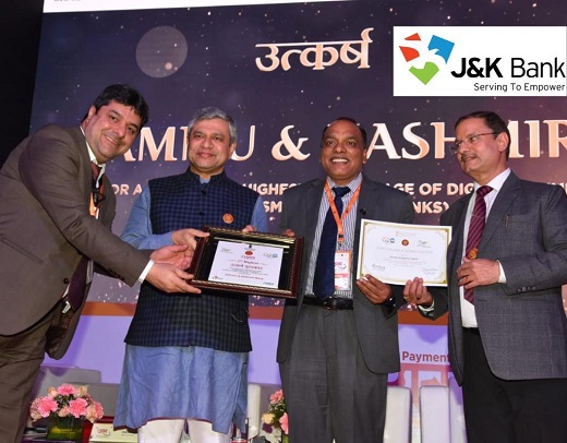 J&K Bank awarded for promoting digital payments J&K Bank awarded for promoting digital payments