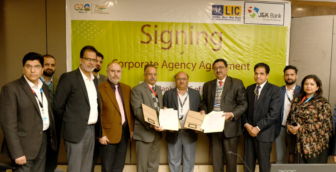 J&K Bank inks agreement with LIC of India J&K Bank inks agreement with LIC of India