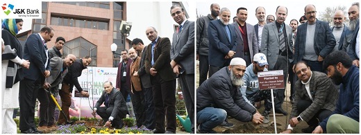 J&K Bank observes World Plantation Day J&K Bank observes World Plantation Day