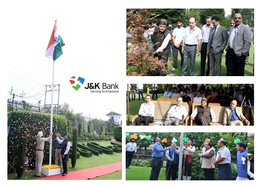 J&K Bank celebrates Independence Day with great fervour MD & C… J&K Bank celebrates Independence Day with great fervour MD & C…