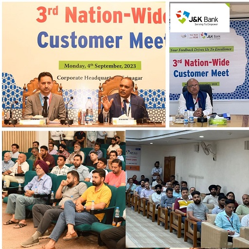 J&K Bank organizes 3rd bank-wide customer-meets Customer feedback… J&K Bank organizes 3rd bank-wide customer-meets Customer feedback…