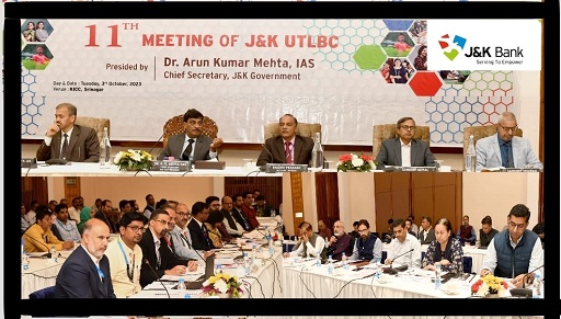 Chief Secretary chairs 11th UT-Level Bankers  Committee meeting