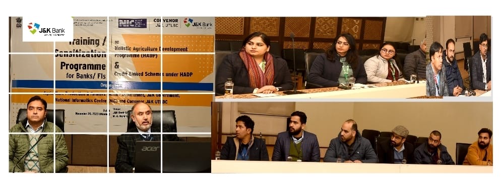 At J&K Bank headquarters, sensitization programme for banks held o… At J&K Bank headquarters, sensitization programme for banks held o…