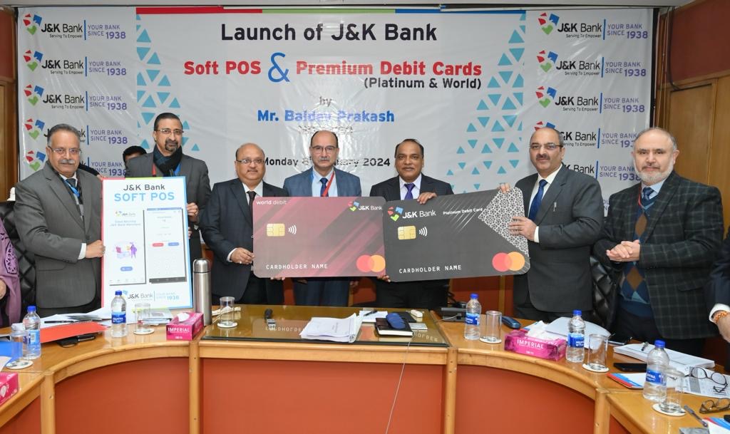 MD J&K Bank launches Soft POS and Premium Debit Cards MD J&K Bank launches Soft POS and Premium Debit Cards
