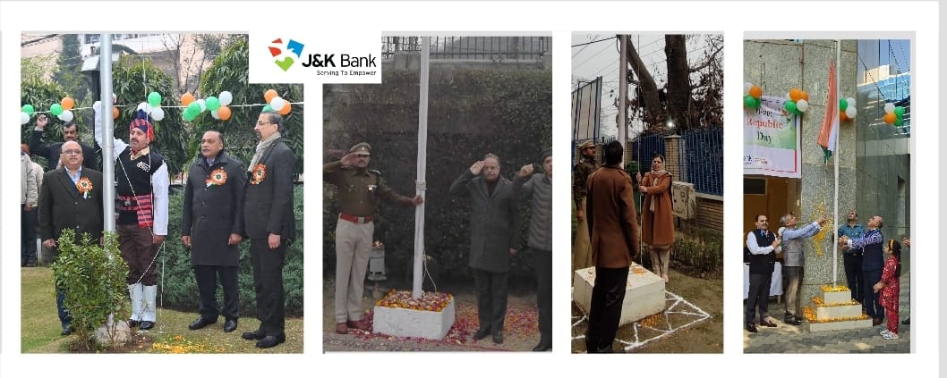 J&K Bank celebrates nation's 75th Republic Day MD & CEO… J&K Bank celebrates nation's 75th Republic Day MD & CEO…