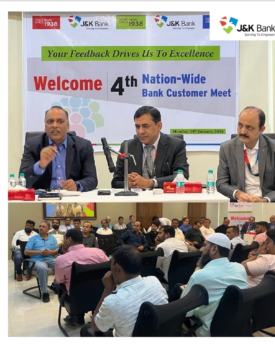 J&K Bank organises 4th country wide customer-meets Your feedback i… J&K Bank organises 4th country wide customer-meets Your feedback i…