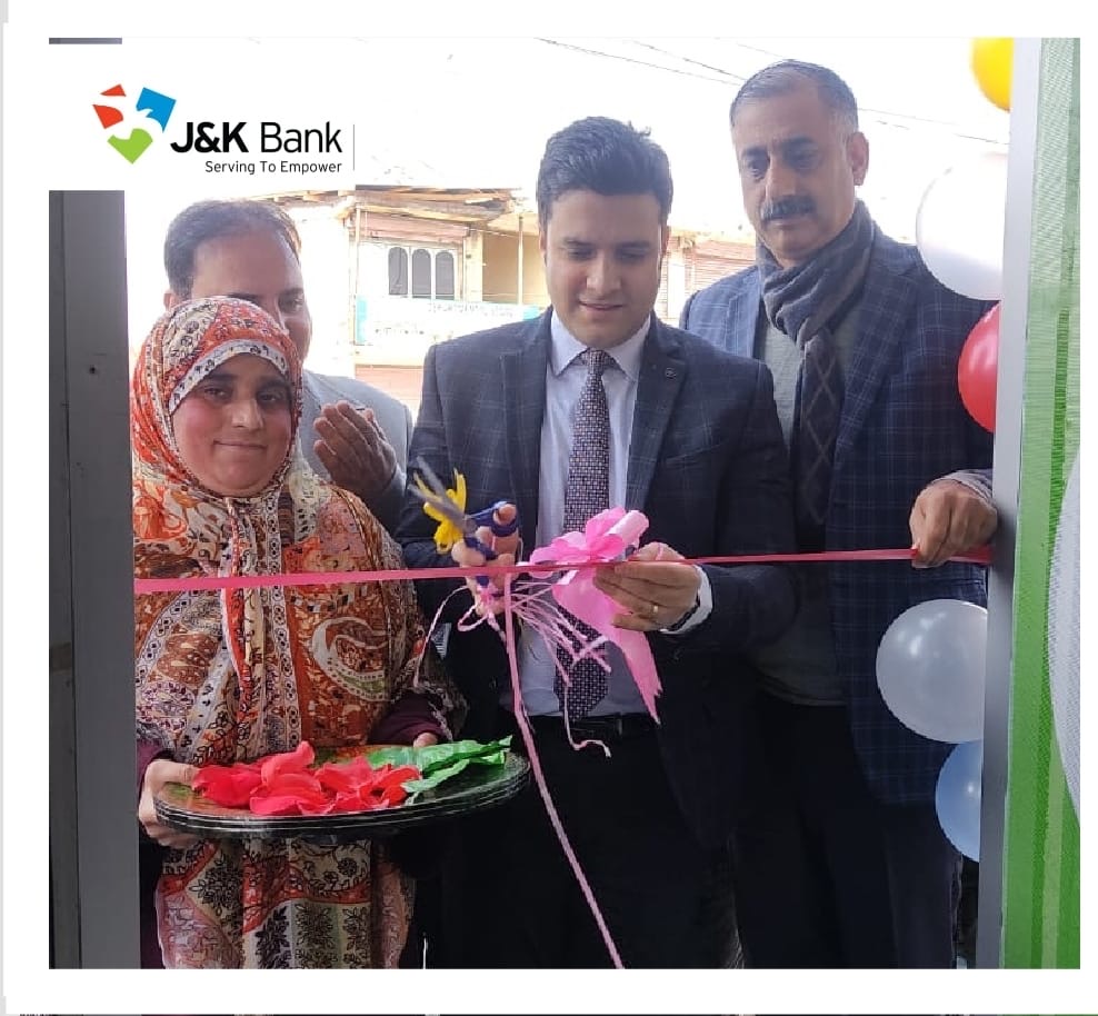 J&K Bank commissions an ATM in Kulgam J&K Bank commissions an ATM in Kulgam