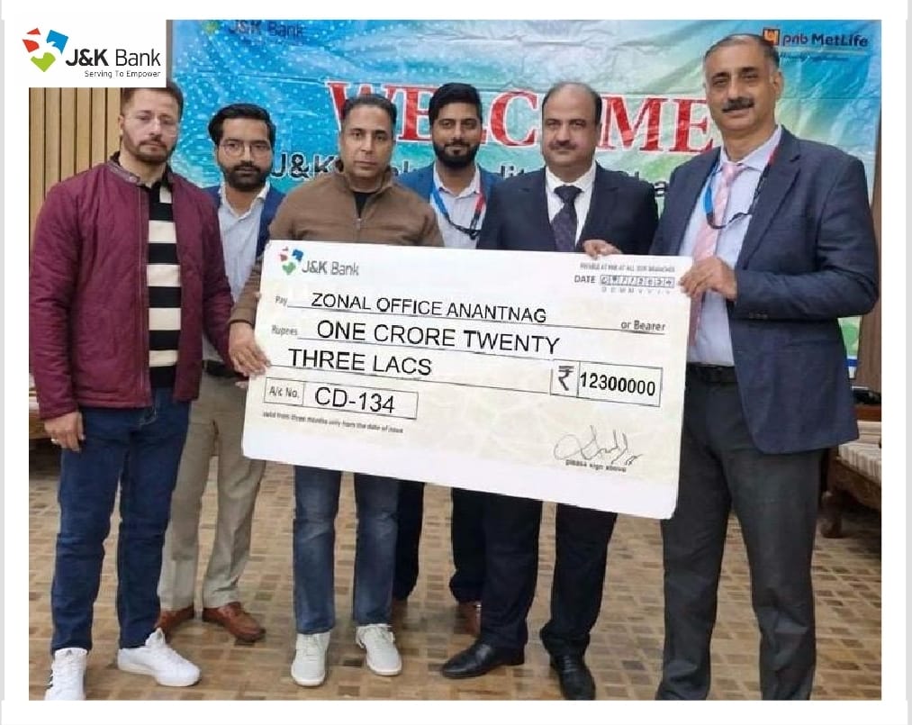 J&K Bank settles insurance claims worth Rs 1.23 Crore, providing f… J&K Bank settles insurance claims worth Rs 1.23 Crore, providing f…