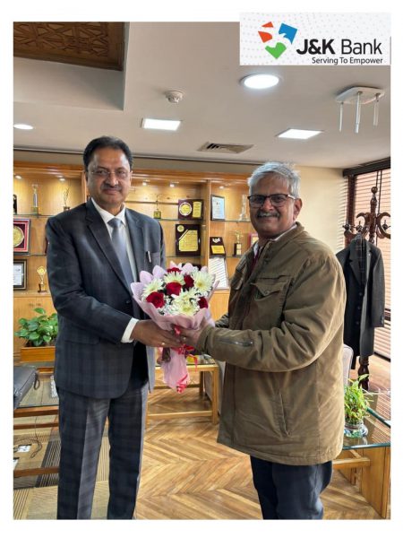 CGM NABARD calls on J&K Bank MD & CEO CGM NABARD calls on J&K Bank MD & CEO