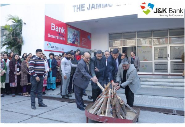 J&K Bank celebrates Lohri with festive spirit in Jammu J&K Bank celebrates Lohri with festive spirit in Jammu