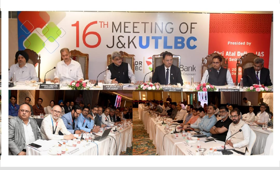16th JK UTLBC Meet : Banks must extend appropriate credit support to k…