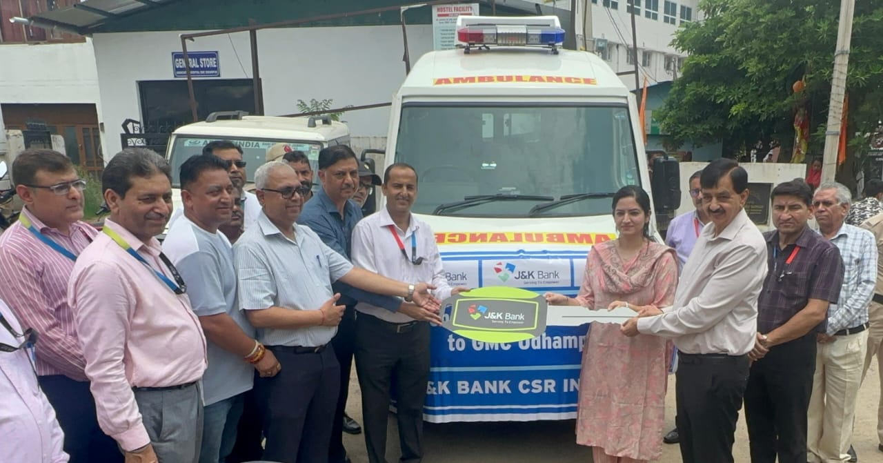 J&K Bank provides life-support ambulance to GMC Udhampur