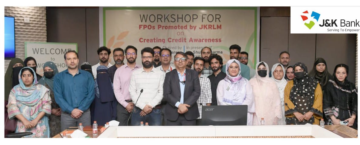 J&K Bank holds capacity building workshop for FPOs under Umeed Pro…