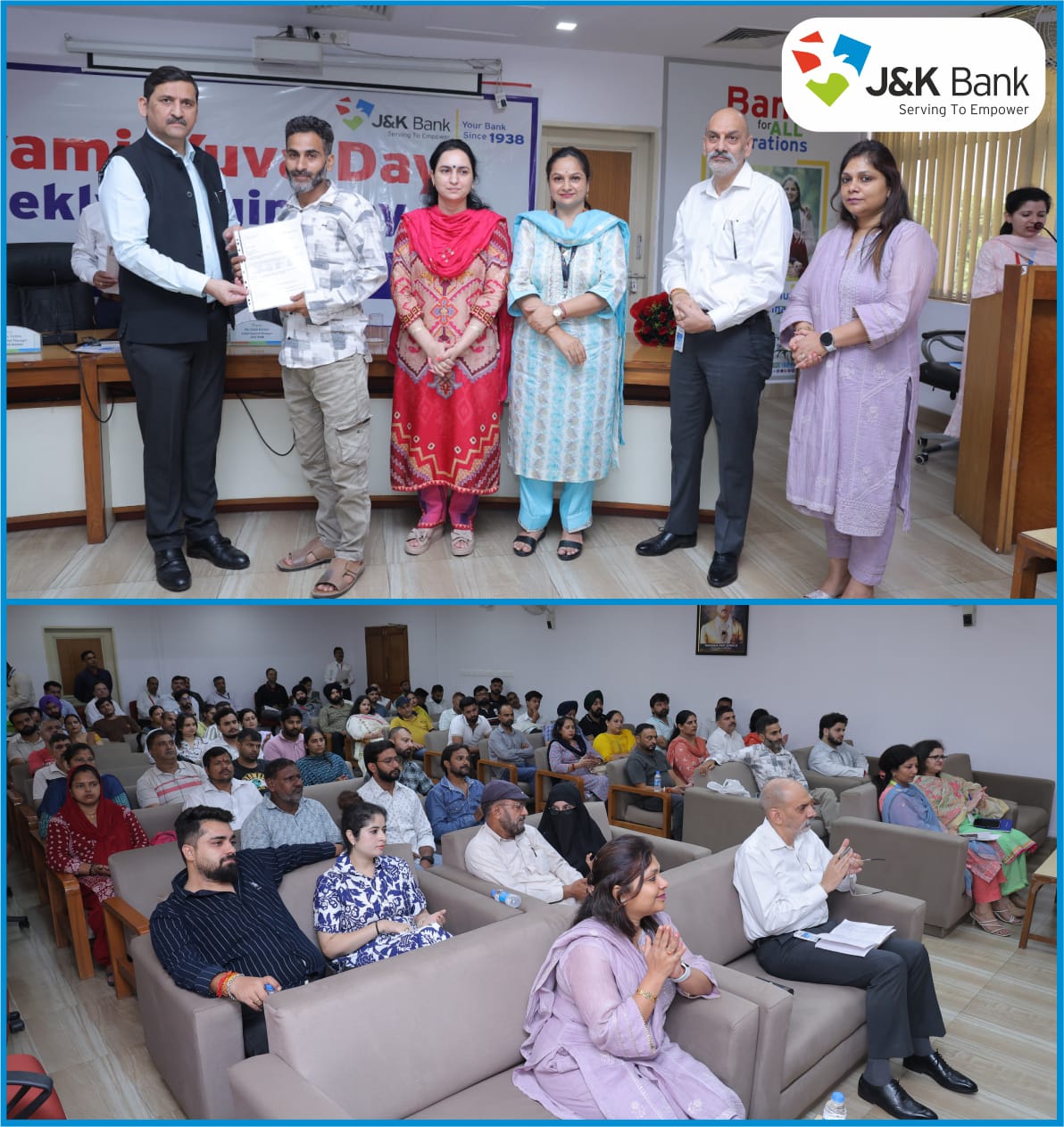 J&K Bank Organizes Special "Yuva Udyami Day" in Jammu on…
