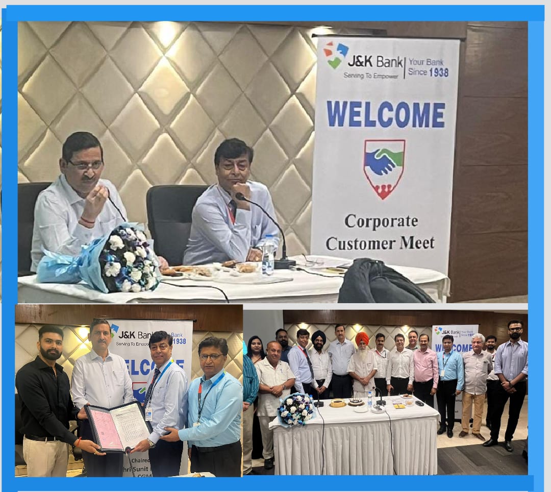 J&K Bank holds Corporate Customer Meet at Chandigarh