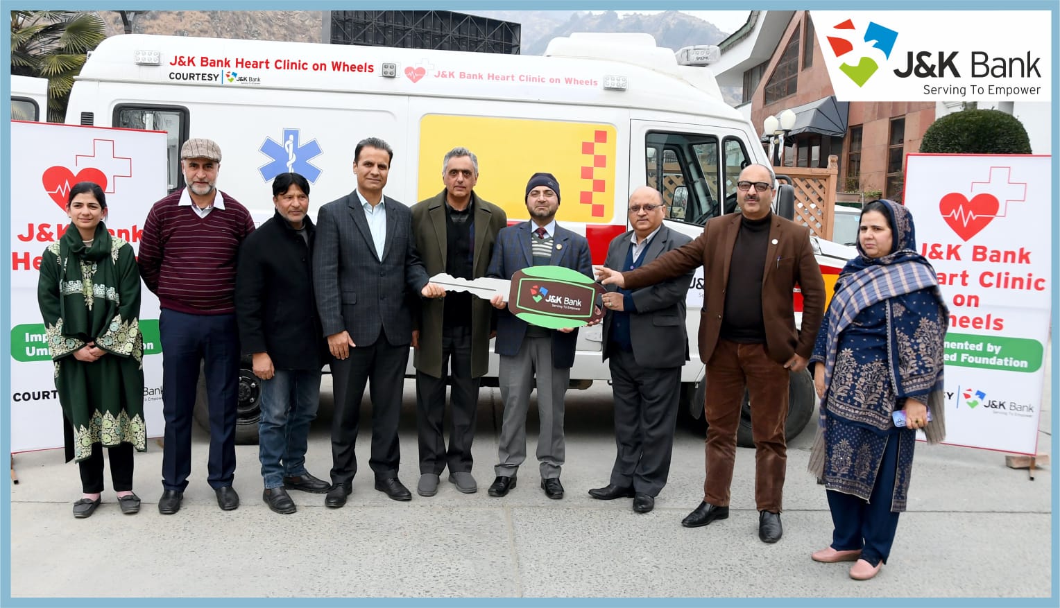Heart Clinic on Wheels: J&K Bank dedicates cardiac-care unit for t…