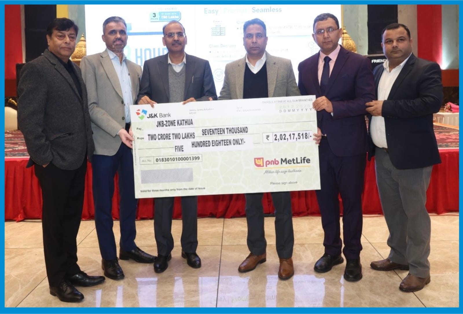 J&K Bank facilitates swift settlement of insurance claims worth Rs…