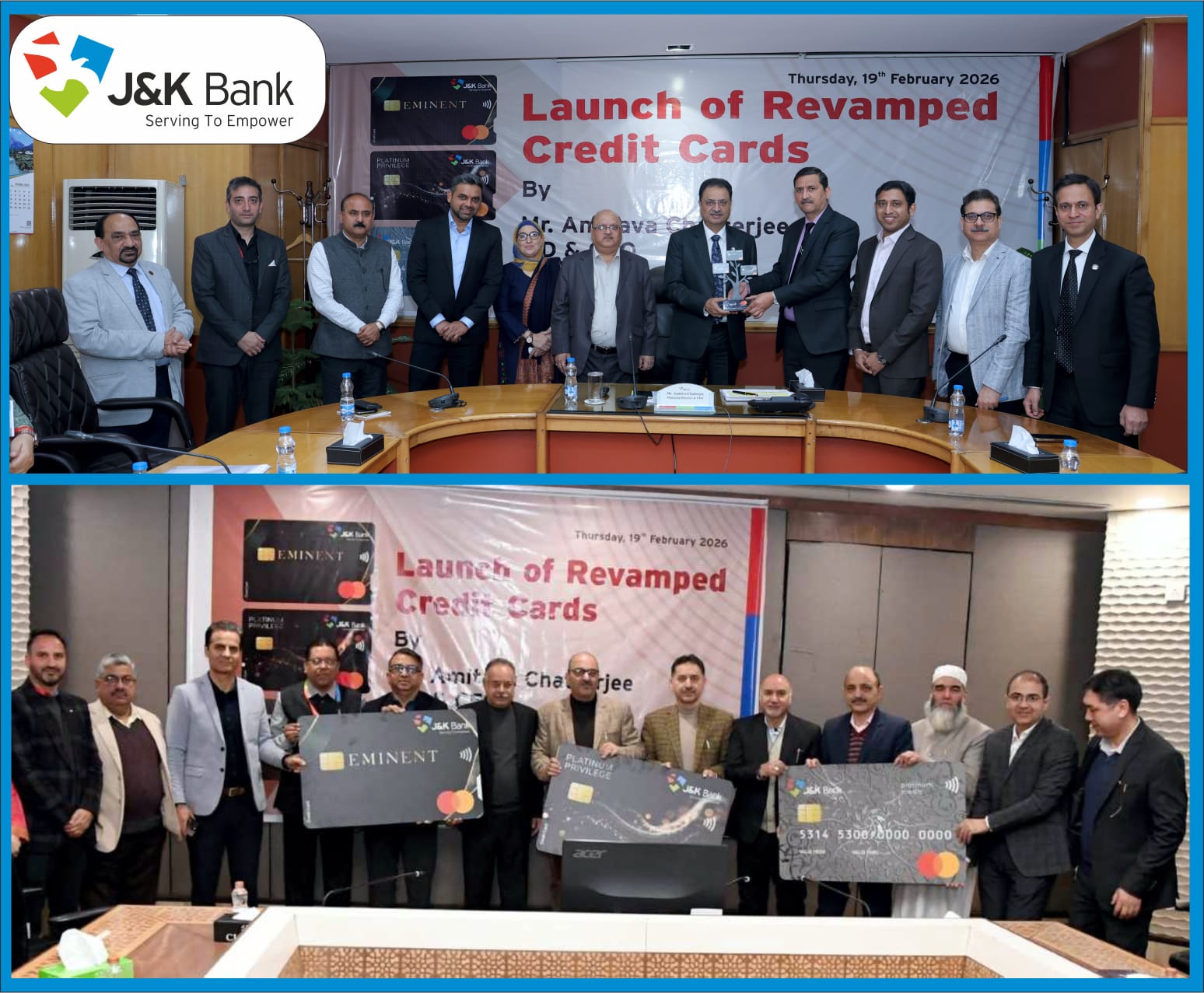J&K Bank rolls out revamped Credit Card suite  Part of our endeavo…