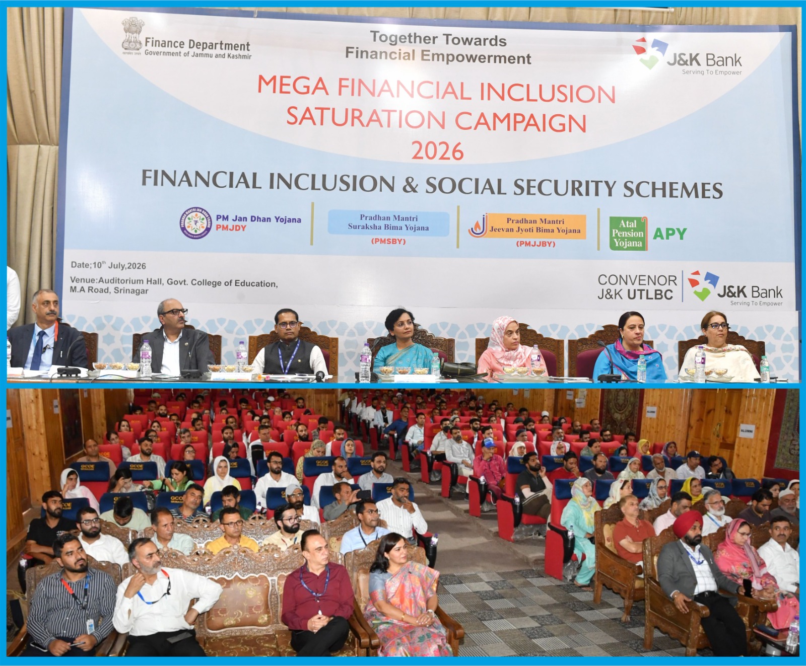J&K Bank convenes Mega Financial Inclusion Saturation Campaign 202… J&K Bank convenes Mega Financial Inclusion Saturation Campaign 202…