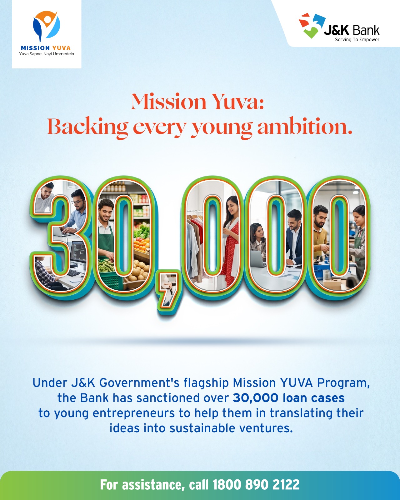 J&K Bank powers Mission YUVA with over 30000 youth loan sanctions J&K Bank powers Mission YUVA with over 30000 youth loan sanctions